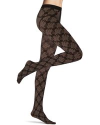 FALKE - Floral Shower 20 DEN W TI transparent Gemustert 1 Stück Strumpfhose - Lyst