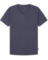Springfield - SPRINGFILED Camiseta cuello pico elastan - Lyst