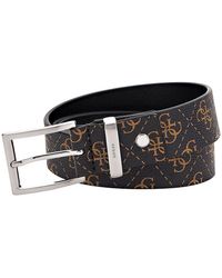 Guess - Vezzola Reversible And Adjustable Belt W105 Brown / Ochre - raccourcissable - Lyst
