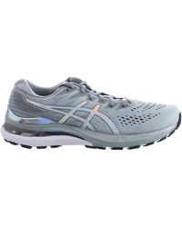 Asics - Gel-kayano 28 Platinum Lace-up Grey Synthetic S Running Trainers 1011b291_020 - Lyst