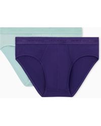 Emporio Armani - Eco Viscose 2 Pack Brief - Lyst