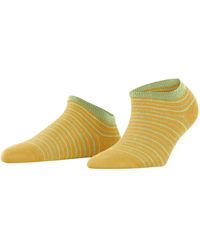 FALKE - Stripe Shimmer W Sn Cotton Low-cut Patterned 1 Pair Trainer Socks - Lyst