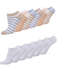 Tom Tailor - Bequeme Socken - Socken für den Alltag und Freizeit orange stripes 39-42 - im praktischen 12er - Lyst