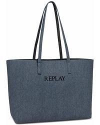 Replay - Tote Bag Tasche Mittelgroß - Lyst