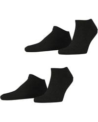 Esprit - Basic Uni 2-pack Trainer Socks Breathable Organic Cotton Short Ankle Length Reinforced Hard-wearing Soft Flat Seam For - Lyst
