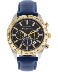 Ben Sherman - Navy Pu Strap Watch With Navy Dial - Lyst