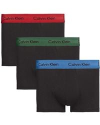 Calvin Klein - Coton Stretch 3 Pack Low Rise Trunk - Lyst