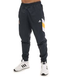 adidas - Real Madrid 2022/23 Icon Woven Pants In Blue - Lyst