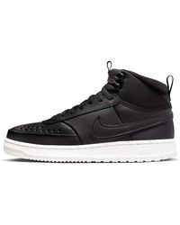 Nike - Court Vision Mid Winter Nero 40 - Lyst