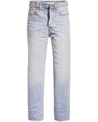 Levi's - Jeans Donna Ribcage Straight Ankle 72693-0055 Middle Road - Lyst