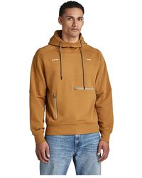 G-Star RAW - Moto Loose Hooded Sweater - Lyst