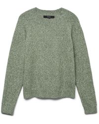 Vero Moda - Rundhalspullover VMDOFFY LS O-NECK BLOUSE GA NOOS - Lyst