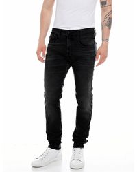 Replay - Jeans Anbass Slim-Fit mit Super Stretch - Lyst