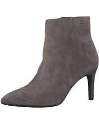 S.oliver - Stiefeletten mit Absatz aus Leder Elegant - Lyst