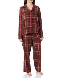 Tommy Hilfiger - Full Flannel PJ Set Pyjama - Lyst