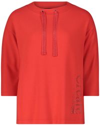 Betty Barclay - Sweatshirt mit hohem Kragen Poppy Red,40 - Lyst