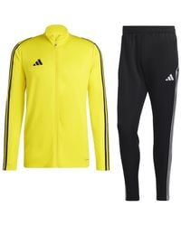 adidas - Fußball Tiro 23 League Trainingsanzug Jacke Hose gelb schwarz Gr L - Lyst
