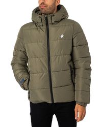 Superdry - Hooded Sports Puffer Jacket - Lyst