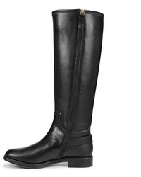 Franco Sarto - S Merina Knee High Riding Boots Black Stretch Wide Calf 5.5 M - Lyst