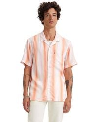 Levi's - Sunset Camp Shirt Oranges - Lyst