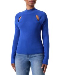 Vero Moda - Vmkaris Ls Highnk Cutout Jumper Ga Boo Sweater - Lyst