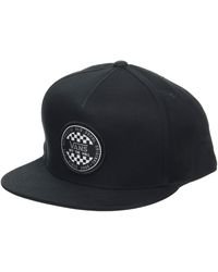 Vans Og Checker Snapback Baseball Cap - Schwarz