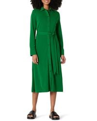 Amazon Essentials - Mittellanges Kleid Aus Mattem Jersey - Lyst