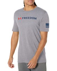 Under Armour - Standard New Freedom Flag Bold Sleeve T-shirt, - Lyst