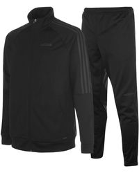 full black adidas tracksuit