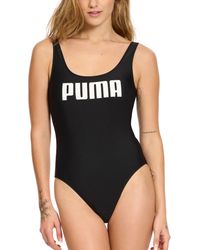 PUMA - Einteiliger Badeanzug - Lyst