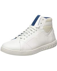 DIESEL Stud-v S-studdzy Lace Mid-Y01590, Baskets Homme - Blanc