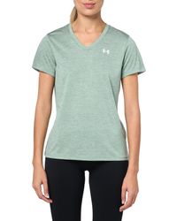 Under Armour - UA TechTM Twist V-Ausschnitt Kurzarm Tops - Lyst