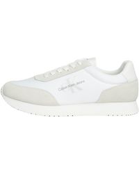 Calvin Klein - Jeans Sneakers da Runner Uomo con Logo - Lyst