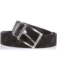 Guess - Vezzola Reversible And Adjustable Belt W90 Dark Black - raccourcissable - Lyst
