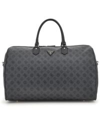Guess - Wilder Weekender Duffel Bag Black Logo - Lyst