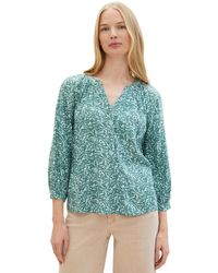 Tom Tailor - Tunica Bluse mit Muster - Lyst