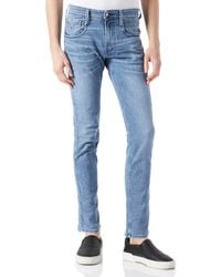 Replay - Anbass Bio Cotton Clouds Jeans - Lyst