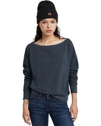 G-Star RAW - Boat Neck Loose sw wmn Sweater - Lyst