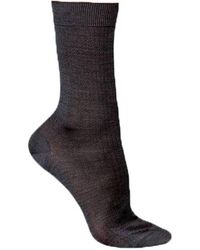FALKE - No. 2 W So Silk Patterned 1 Pair Socks - Lyst