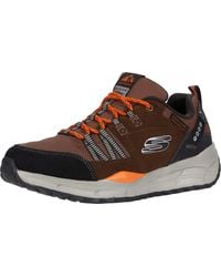 Skechers - Equalizer 4.0 Trail Sneaker,brown Leather Mesh Synthetic Black Trim,6 Uk - Lyst