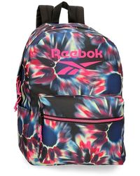 Reebok - Floral Backpack Multicolor 32x44x12cm Polyester 16.9l By Joumma Bags - Lyst