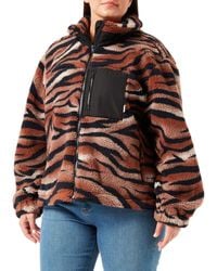 Wrangler - Sherpa Zip Through Jacket - Lyst