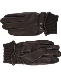 Mens Accessories Gloves Esprit Leather Accessoires 109ea2r002 Gloves in Black for Men 