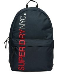 Superdry - Logo Embroidered Nyc Montana Rucksack - Lyst
