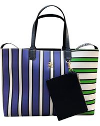 Tommy Hilfiger - ICONIC TOMMY TOTE STRIPE MIX - Lyst
