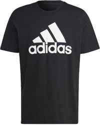 adidas - Essentials Single Jersey Big Logo Short Sleeve T-shirt Uomo - Lyst