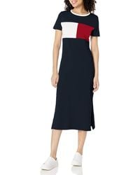 Tommy Hilfiger - S –short Sleeve Cotton Summer Dresses For Midi T-shirt - Lyst