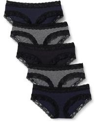 Iris & Lilly - Intimo Hipster in Cotone e Pizzo Donna - Lyst