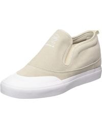 adidas Matchcourt Slip Mid Skateboarding Shoes - Natural