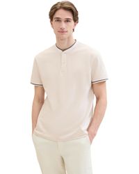 Tom Tailor - Basic Piqué Poloshirt mit Stehkragen - Lyst